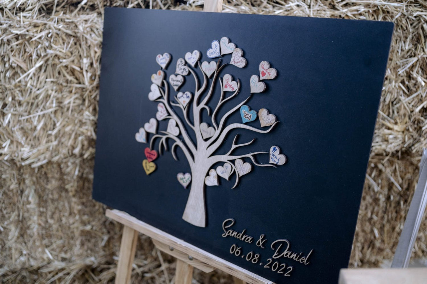 GĂ€stebaum mit Herzen - Timos holzWerkstatt