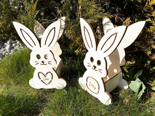 Personalisiertes Osterhasenkörbchen - Timos holzWerkstatt