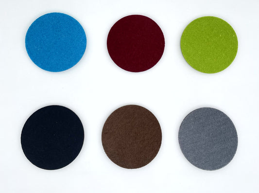Filzscheibe für Kaffeeuntersetzer - Timos holzWerkstatt