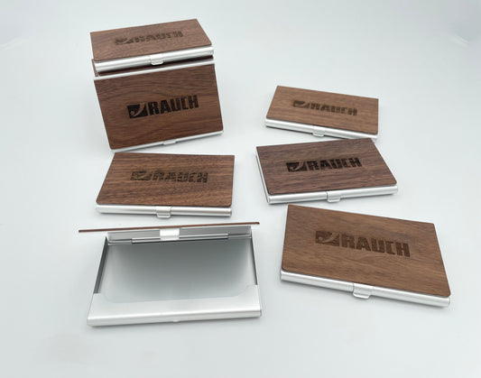 Visitenkartenetuis mit individueller Gravur - Timos holzWerkstatt