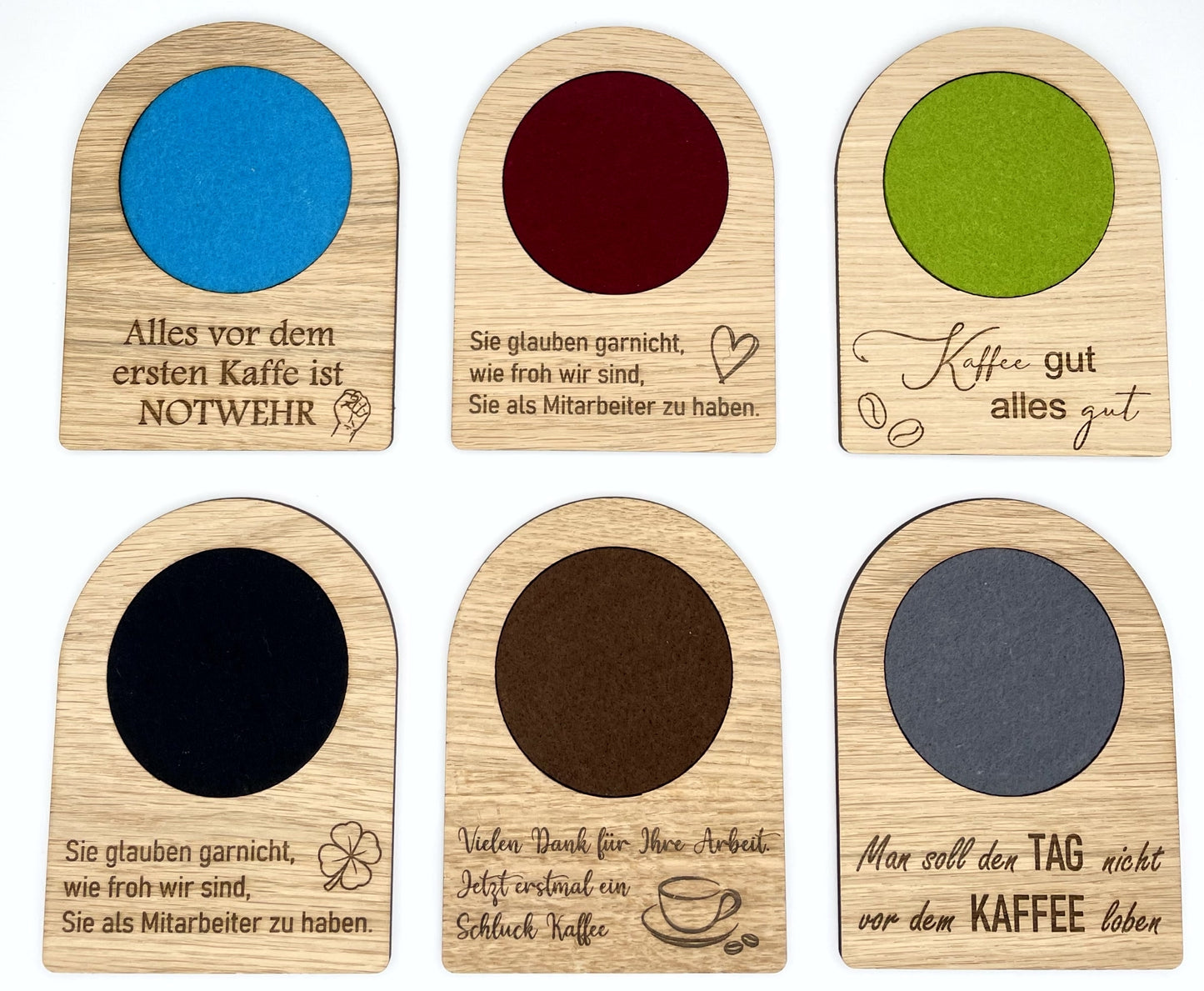 Untersetzer personalisiert / Kaffeeuntersetzer / Untersetzer Tasse Becher / Tassenuntersetzer - Timos holzWerkstatt