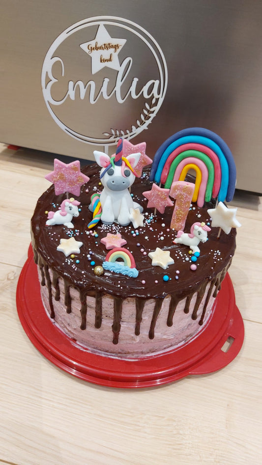 Tortentopper "Geburtstagskind" - Timos holzWerkstatt