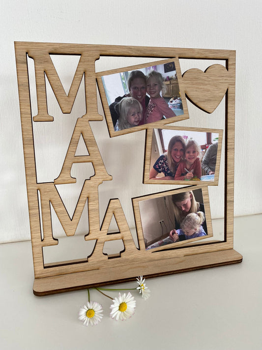 Fotorahmen für Mama und/oder Papa - Timos holzWerkstatt