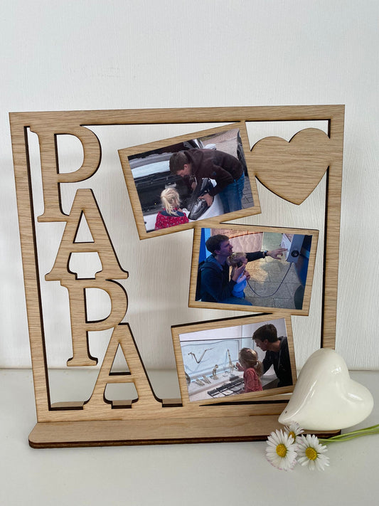 Fotorahmen für Mama und/oder Papa - Timos holzWerkstatt