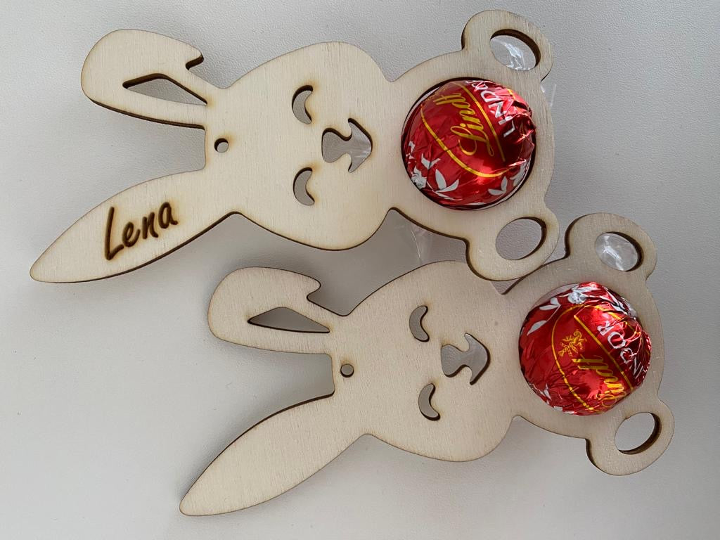 Osterhasen-Schokoladenhalter - Timos holzWerkstatt