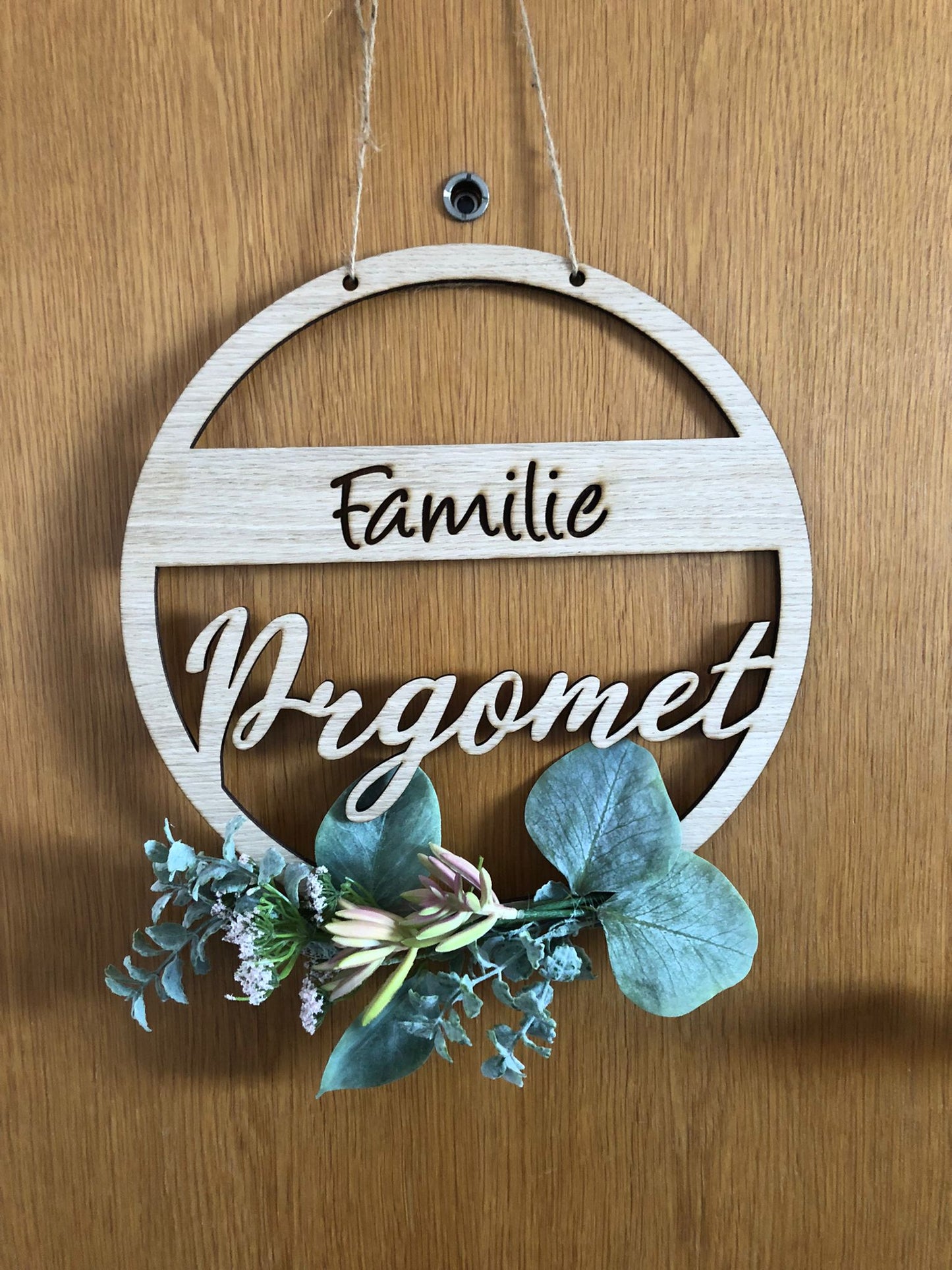 Loop mit Familiennamen - TE Designz / Timos holzWerkstatt