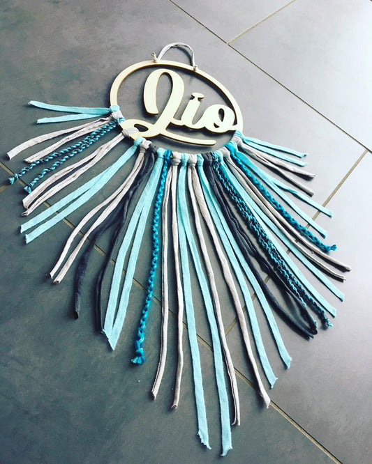 Traumfänger mit Namen - TE Designz / Timos holzWerkstatt