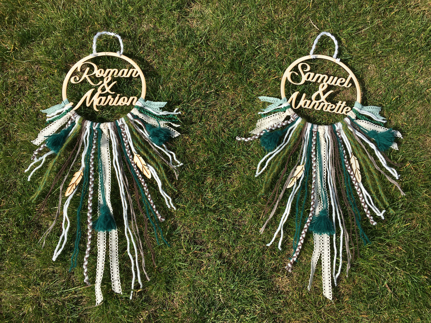 Traumfänger mit Namen - TE Designz / Timos holzWerkstatt