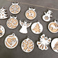Weihnachtskugeln Motiv aus edlem Eichenfurnier - TE Designz / Timos holzWerkstatt